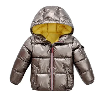 Nové módne Chlapci baby girl Zimné Kačica Nadol Bunda Nepremokavá Snowsuit Kabát s Kapucňou Deti Vetrovka Deti Oblečenie na jeseň oblečenie