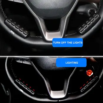 Univerzálny Svetelný Auto Volant, Diaľkové Ovládanie Tlačidlá Bluetooth, DVD Navigačné Tlačidlo Multi-Funkčný Bezdrôtový ovládač