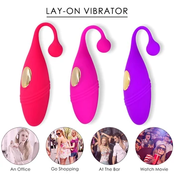 Nohavičky Bezdrôtové Diaľkové Ovládanie Vibrátor Vibračné Vajíčka Nositeľné Gule Vibrátor G-Spot Klitorisu Masér Dospelých sexuálnu hračku pre Ženy