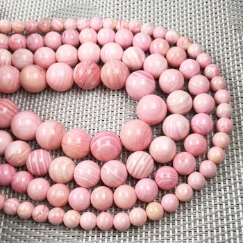 Veľkoobchod Prírodné shell lištovanie, Ružové a Okrúhle korálky Punč voľné korálky izolácie guľôčok pre Šperky, Takže DIY náramok náhrdelník