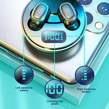 WS-200 TWS Bluetooth Slúchadlá Bezdrôtové Slúchadlá LED Displej Bluetooth 5.0 Športové Slúchadlá Slúchadlá Airbuds Nabíjanie Prípade