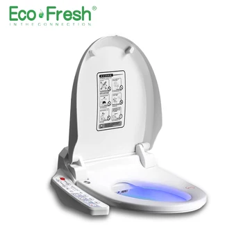 EcoFresh Smart wc sedadla Elektrické Bidetová kryt inteligentné bidet tepla čistú suchú Masáž na starostlivosť o dieťa stará žena