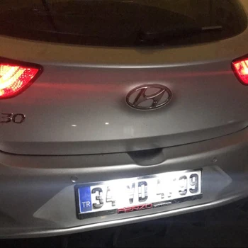 2x 18 SMD LED zadné číslo špz svetlá pre Hyundai I30 auto styling canbus žiadna chyba biela lampa