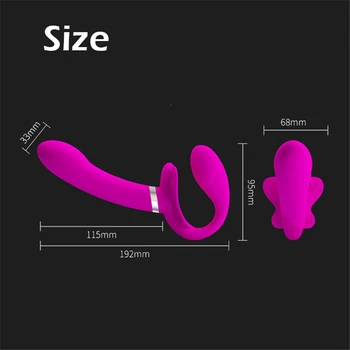Nové Dvojité Upozorňuje G-Spot Klitorisu Vibrátory Nosenie bez Ramienok Strapon Dildo Análny Plug Dospelých, Sexuálne Hračky pre Ženy Lesbické Páry