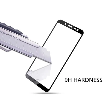 3D Zakrivené Celý Kryt J6 J600 Tvrdeného Skla Screen Protector Samsung Galaxy J6 2018 Glas Celej Obrazovke Ochranné Sklo film