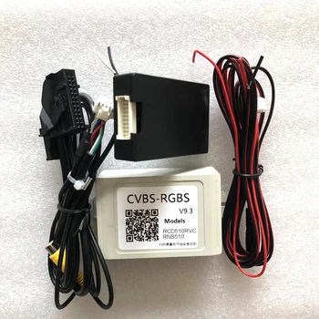 RNS510 Kamery, vstup adaptér RGB na CVBS, AV Zozadu Adaptér RVC RCA Converter RCD510 Dekodér