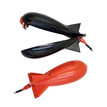 2 ks Rybárskych Veľké Rakety Spod Bomba Rybárske Náčinie Kŕmidlá Pelety Rocket Feeder Float Návnadu Držiteľ Maker Náčinie, Nástroj, Príslušenstvo