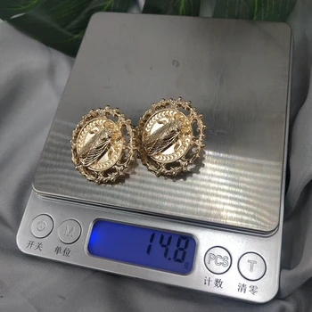 Qingdao šperky osobnosti joker štýl obnovenie dávnych spôsoby zlaté cikada náušnice stud náušnice náušnice žena D41