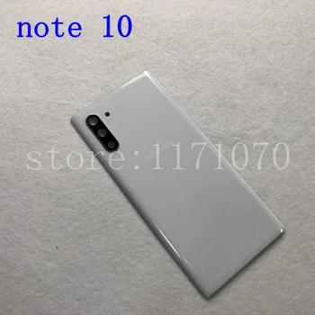 Pôvodné Samsung Galaxy Note 10 N970 NOTE10+ plus N975 N975F Batérie Zadný Kryt Dvere Bývanie + ucho Fotoaparát Sklo Objektívu Rám
