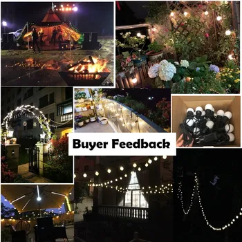 10M 100LEDs Víla String Svetlá Garland Nepremokavé Crystal Ball Záhradné Svetlo Dovolenku Osvetlenie pre Vonkajšie Vianočné Domova