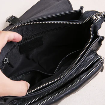 AETOO Originálne kožené pánske taška cez rameno, prvá vrstva cowhide mini mužov messenger taška, bežné malá taška cez rameno