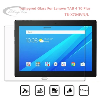 9H Premium Tvrdeného Skla Na KARTU Lenovo 4 10 Plus TB-X704 Tablet Screen Protector Pre TAB4 10 Plus TB-X704F TB-X704L Film Sklo