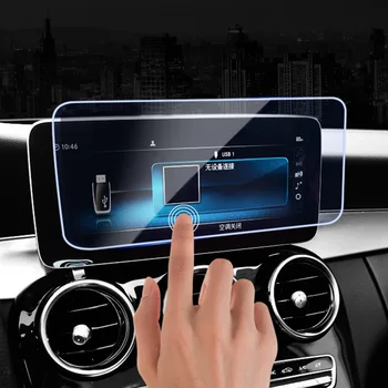 Pre Mercedes-Benz C TRIEDA W205 2013-2020 vodičov Film GPS Obrazovky Monitora Ochranné Sklo Tvrdené Film Kryt Nálepky