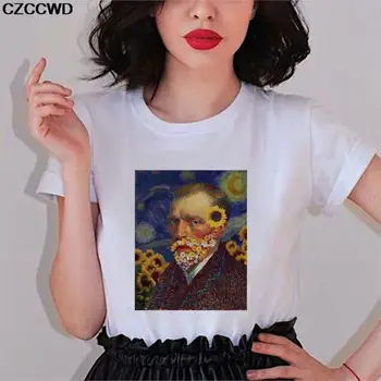 2019 Ženské Oblečenie Nový Vtip Vangof Vytlačené Ženy Tričko Vouge Osobnosti Harajuku Bežné Tričko Ulzzang Grafické T-shirt