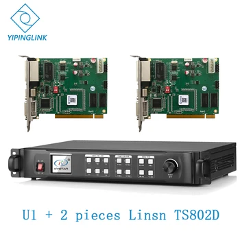 Kystar U1 LED video procesor KS600 anglická verzia s linsn TS802D alebo novastar MSD300 full farebné LED display video procesor