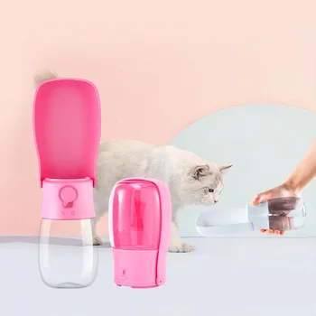 Skladacia Psa Fľaša na Vodu Feeder pre Malé Veľké Psy Pet Produkt Cestovné Šteňa Pitnej Misy Vonkajšie Pet Zásobník Vody