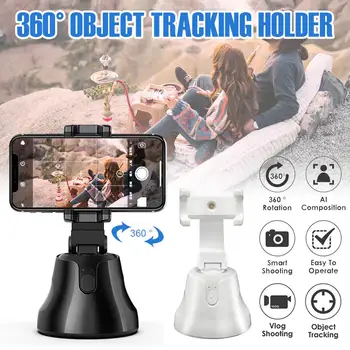 Telefón Bluetooth Mount Selfie Stick 360°Otáčania Auto Tvár&Objekt Sledovania Prenosný Telefón Gimbal pre iOS/Android Telefóny