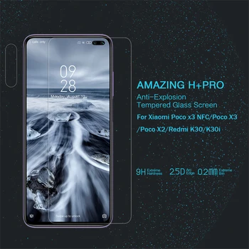 Pre Xiao Poco X3 NFC Tvrdeného Skla NILLKIN Úžasné H+Pro, Odolné 2.5 D Tvrdeného Skla Screen Protector Pre Xiao Poco X3/x2