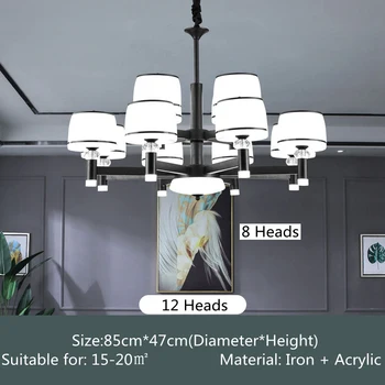 Moderné LED Luster Nordic Luster Osvetlenie Stropný Luster V obývačke, Vnútorné Zariadenia, Spálňa Lampy, osvetlenie Miestnosti