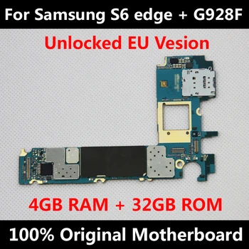 Pôvodné odomknutý základná Doska Pre Samsung Galaxy S6 okraji plus G928F Doske Plný Odomknúť Android OS Systém Logic Board