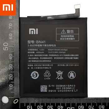 2020 Nové Pre Xiao Mi BN41 Batérie Pre Xiao Redmi Poznámka 4 / X4 4000mAh Pôvodné Mobilného Telefónu, Batérie+Bezplatné Nástroje