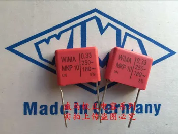 2020 hot predaj 10pcs/20pcs Nemecko WIMA MKP10 250V 0.33 UF 250V 334 330nf P: 15 mm Audio kondenzátor doprava zadarmo