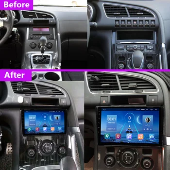 OKNAVI Android 9.0 IPS 9 palcový Auto 4G WIFI DSP BT Rádio Auto Prehrávač Pre Peugeot 3008 2009-Príručka Jednotky GPS Navigácie Žiadne DVD