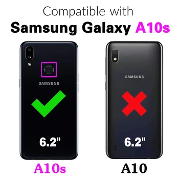 Telefón Puzdro Pre Samsung Galaxy A10s Stojan Pevný Robustný Hybrid Ochranné Bunky Príslušenstvo Glaxay Galaxií A10x Prípadoch Chlapci Dievča