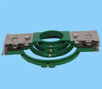 1 kus rúrkové zelená rám / hoop 90 mm pre niektoré Tajima a Čínsky domáce vyšívacie stroje a náhradné diely / dĺžka 355 mm