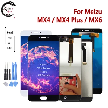 MX4 LCD Pre Meizu MX4 Plus MX6 LCD Displej Dotykový Displej Snímač Digitalizátorom. Montáž Displeja MX4plus Displej Nahradenie Testované OK