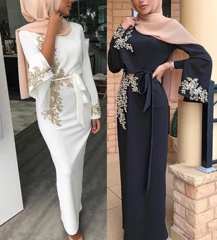 2021 Mubarak Abaya Dubaj Turecko Moslimskou Hidžáb Oblečenie Kaftan Kaftane Marocain Islam Oblečenie Šaty Pre Ženy Župan Musulman Vestido