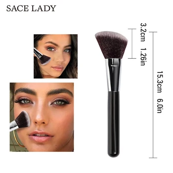 SACE LADY Tvár make-up Štetec Zvýrazňovač Bronzový Prášok Obrys Blush Brush Make Up Nástroj Šikmého Kozmetika, Veľkoobchod