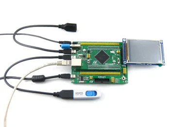 Waveshare XCore407I STM32 STM32F407IGT6 Cortex-M4 Základné Dosky s IO Expander 2 USB Ethernet 1G Bit NandFlash