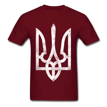 Ukrajina T-Shirts Black Grunge Muž T-shirts Módne Krátky Rukáv, Topy, Košele pánske Crewneck Bavlna Topy T Shirt Nové Teeshirt