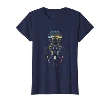 Medúzy Mandala Tichom Potápač Potápanie T-Shirt Nové Letné Pohode Ženy Tee 2020 Priedušná Všetky Bavlna Krátky Rukáv T Shirt