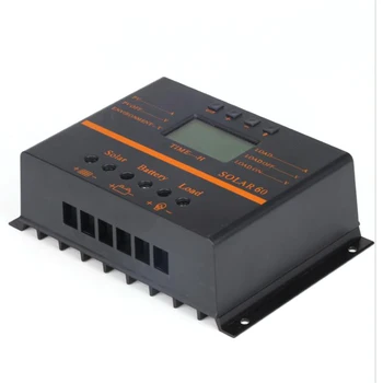 50A 60A Solárny Regulátor LCD FV panel Batéria Regulátor Nabíjania 12V 24V Solárneho systému Domáce vnútorné použitie 5V usb solárne nabíjanie