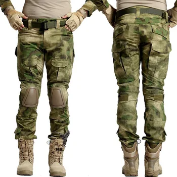 Vojenskú Uniformu Kamufláž Taktické Flog Vyhovuje Muži Ženy Bojové Súpravy S Knee Pad CS Polície Zariadenia BF218
