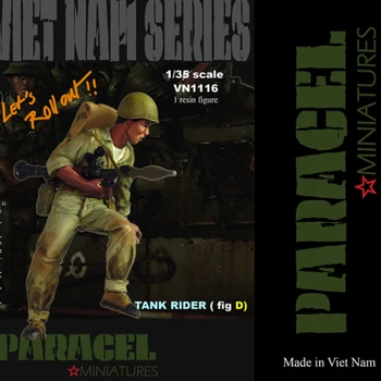 1/35 NVA Nádrž rider Obr D (RPG ), Živice Model Vojak GK, Vojny vo Vietname, Nezmontované a nevyfarbené auta
