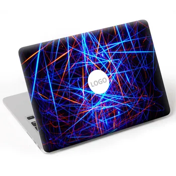 Modrý laser Notebook Odtlačkový Nálepky Kože Pre MacBook Air Pro Retina 11