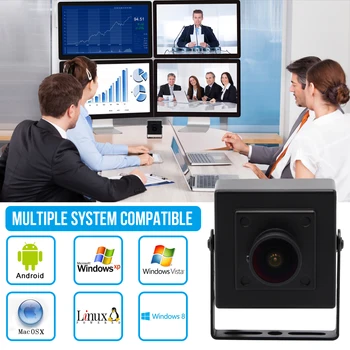 2MP Security Kamera 1080P HD Mini CMOS OV2710 UVC OTG 30fps/60fps/120fps 170degree fisheye objektív širokouhlý CCTV Kamera USB 2.0