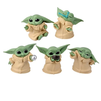 2021 Nové Hasbro Pôvodné Dieťa Yoda Akcie Obrázok 5-6typ Roztomilý Model Film Hračky Star Wars Yoda Údaje Detí Narodeninám