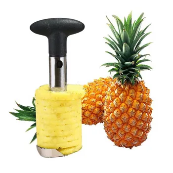 Z nehrdzavejúcej ocele ovocie, banány, ananás, fréza špirálová corer slicer škrabka kuchyňa škrabka shredder jednoduchý nástroj príslušenstvo de kuchyne