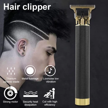 2020 Nabíjateľná hair clipper holič účes fréza na trávu cut Holiaci stroj zastrihávač chĺpkov zastrihávač brady T Hlavy Mužov Účes Nástroj