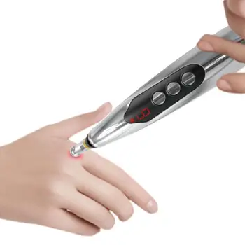 2 Masáž Hlavy Elektrické Akupunktúrne Pero Meridiánov Terapia Liečiť Masáž Pero USB Nabíjanie Meridian Energie Pero Úľavu Bolesti