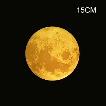 Mesiac Lampa 3D Tlač Batérie Domova Ideálny Darček Lunárny Svetlo Zeme LED Mesiac Svetle luny RGB Tvorivé Osobnosti
