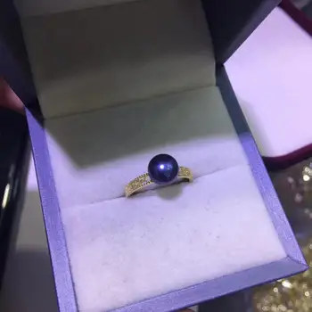 YIKALAISI 925 Sterling Silver Šperky Oblate Pearl Krúžky 2020 Jemné Prírodné Perly šperky 7-8mm Prstene Pre Ženy, veľkoobchod