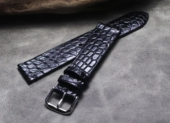 16 mm 18 mm 19 mm 20 mm 21 mm 22 mm vysoká kvalita Watchband Krokodílej Kože Popruh Vhodný pre Všetky Značky hodiniek Tenké časti Náramok