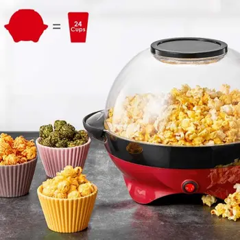 Domácnosti Popcorn Maker Stroj Elektrické Automatické Popcorn Robiť Stroj Pečenie Odnímateľné Umývateľný Kuchyňa Stroj EÚ Plug
