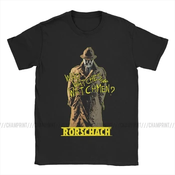 Rorschachov Watchmen T-Shirt Mužov Smajlík Dr. Manhattan Román Alan Moore Emo Nihilistický Hrdinovia Bavlna Tee Tričko Krátky Rukáv T Shirt