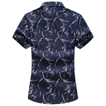 Plus Veľkosť 5XL 6XL 7XL 2020 Lete Nové Tričko Mužov Príležitostné Tlače Krátke Rukáv Tričko Havaj Tričko Muž Značku Oblečenia